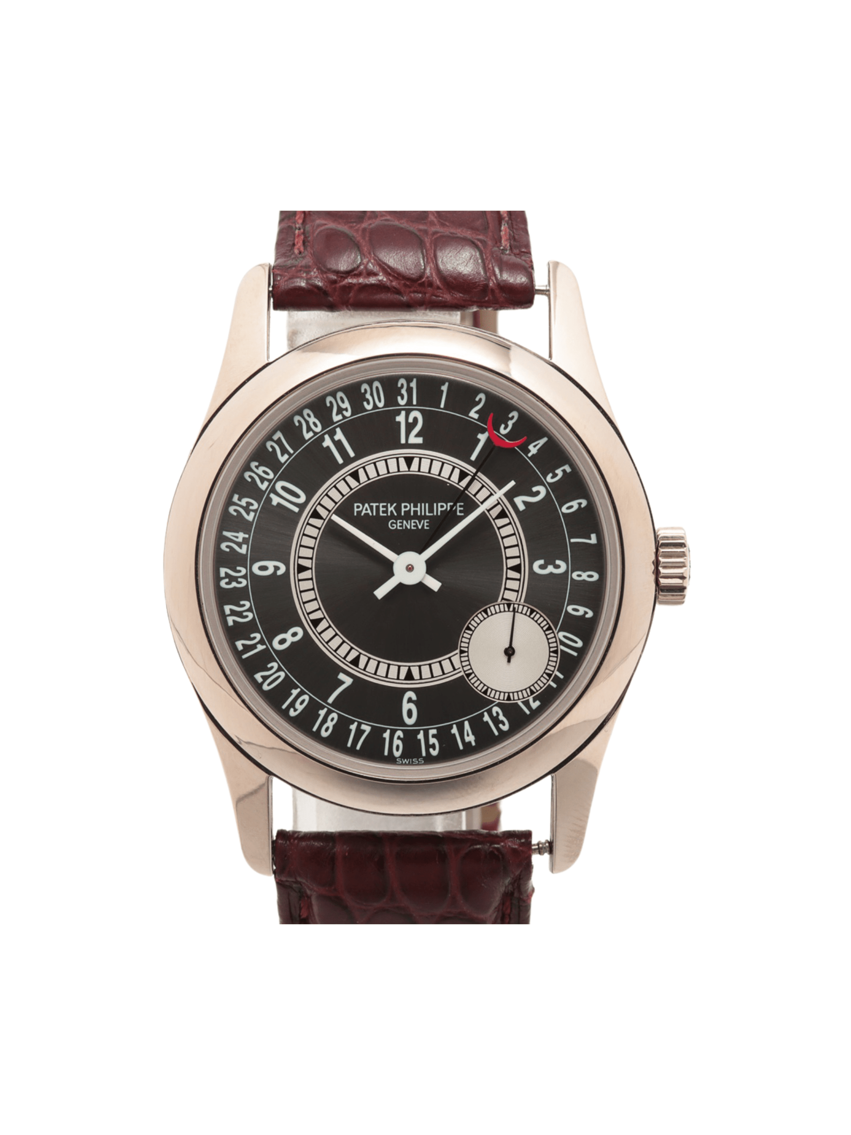 Patek Philippe Calatrava White Gold Grey Dial 6000G-010