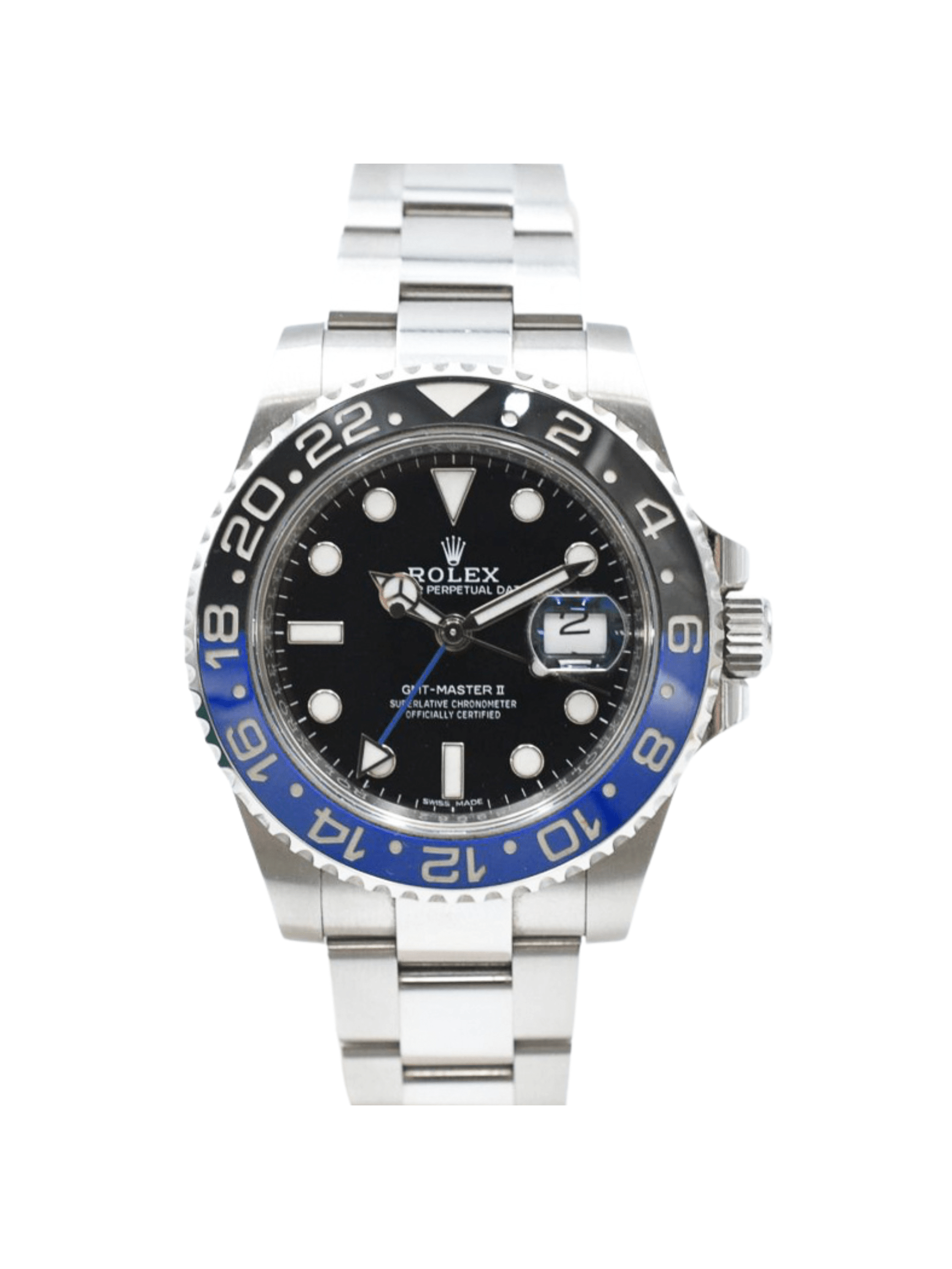 Rolex GMT-Master II Steel Batman Dial 116710BLNR Bracelet