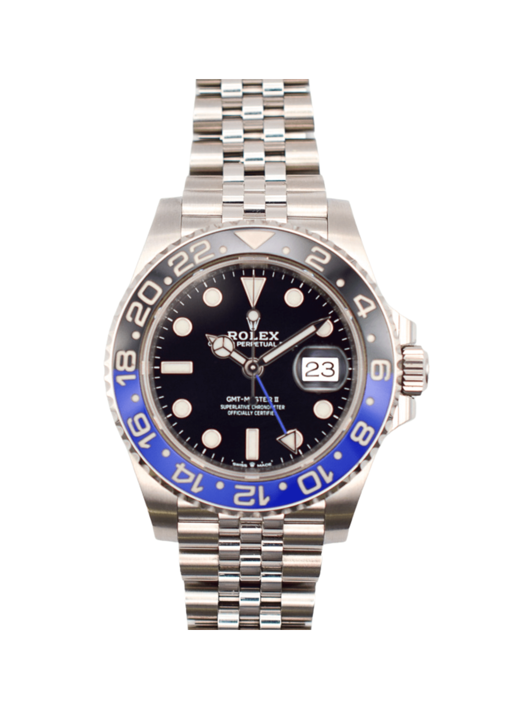 Rolex GMT-Master II Steel Batman Dial 126710BLNR Bracelet
