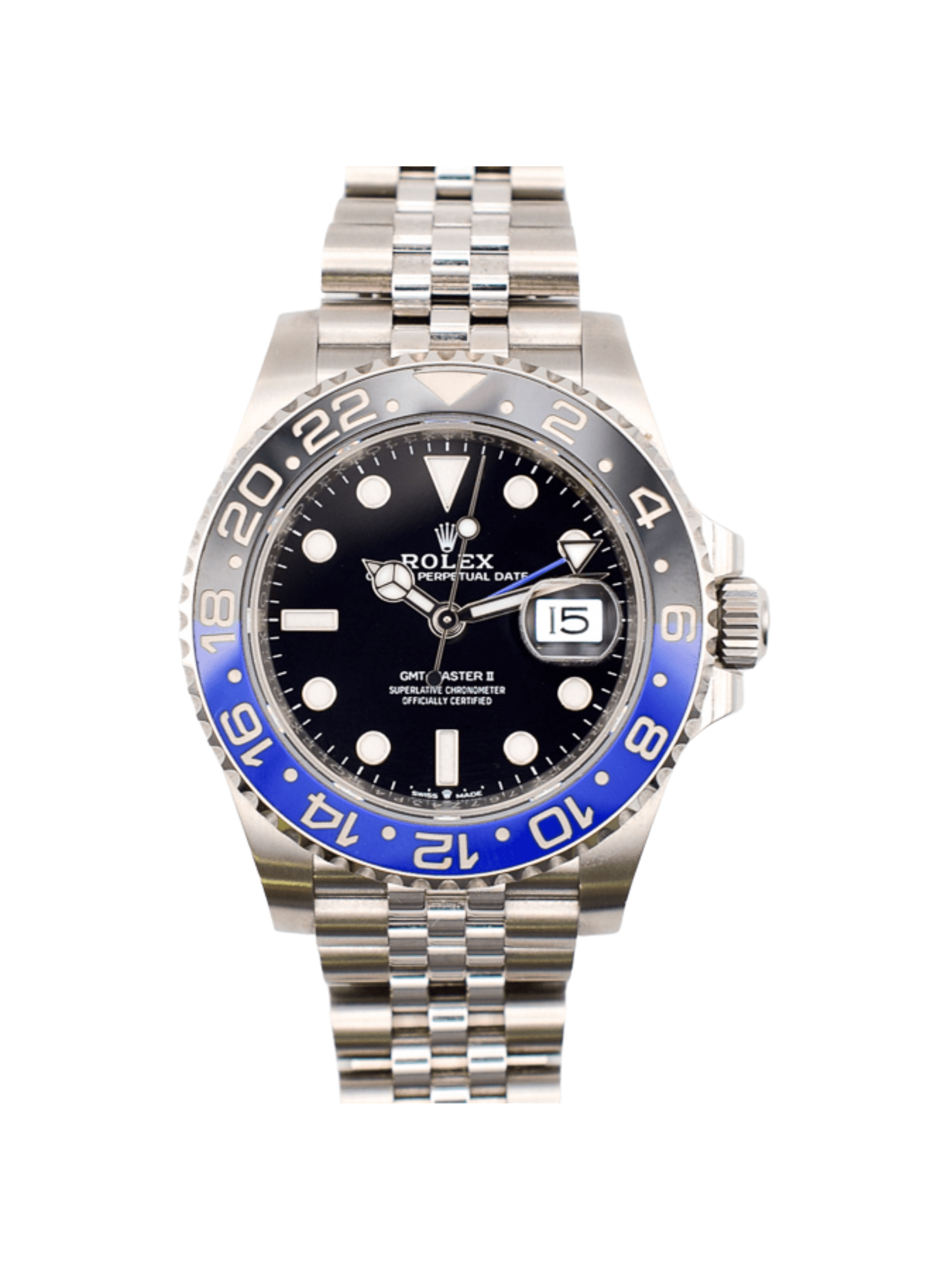 Rolex GMT-Master II Stainless Steel Black Dial 126710BLNR Bracelet