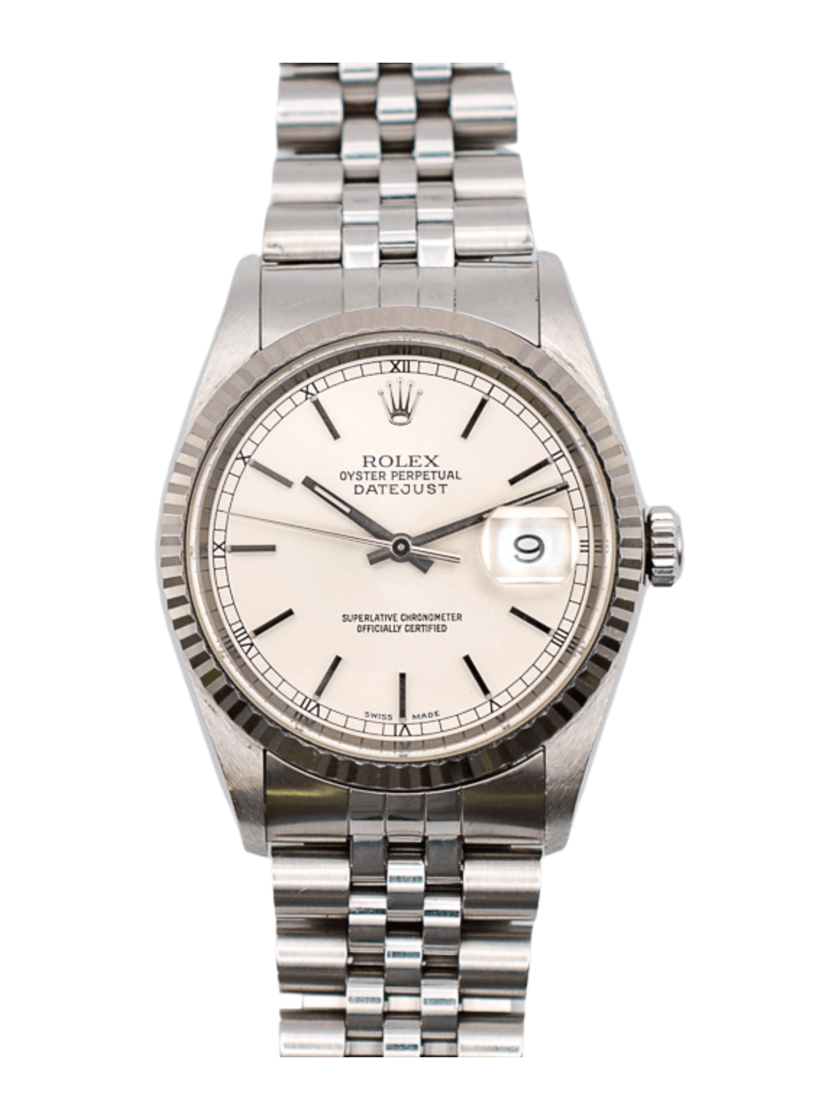 Rolex Datejust 36 Stainless Steel Silver Dial 16234 Bracelet