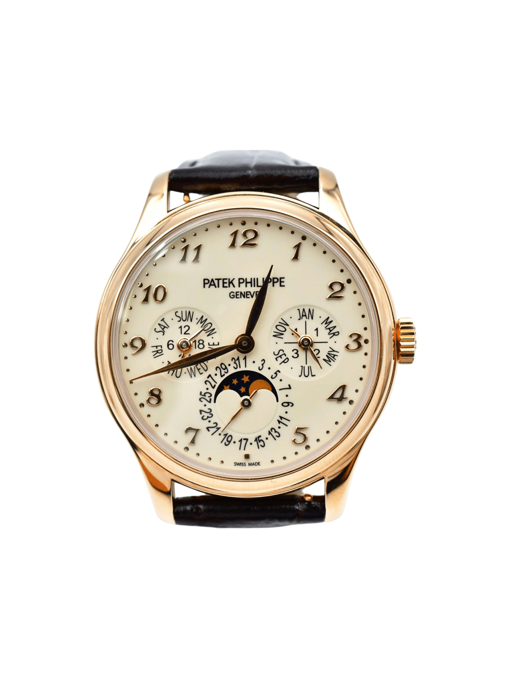 Patek Philippe Perpetual Calendar White Arabic Dial 5327R-001 Bracelet