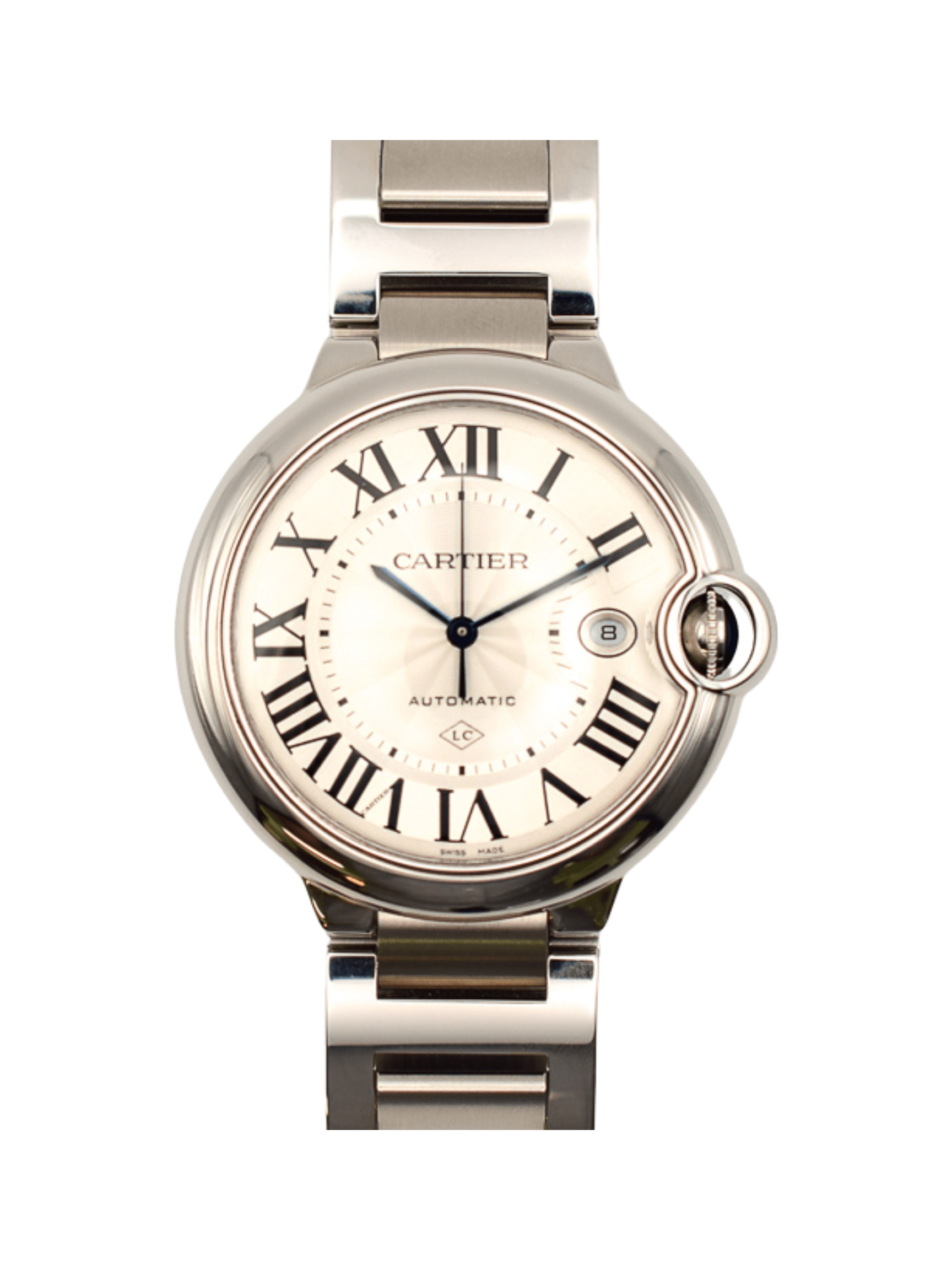 Cartier Ballon Bleu De Cartier Silver Roman Dial WSBB0016 Bracelet