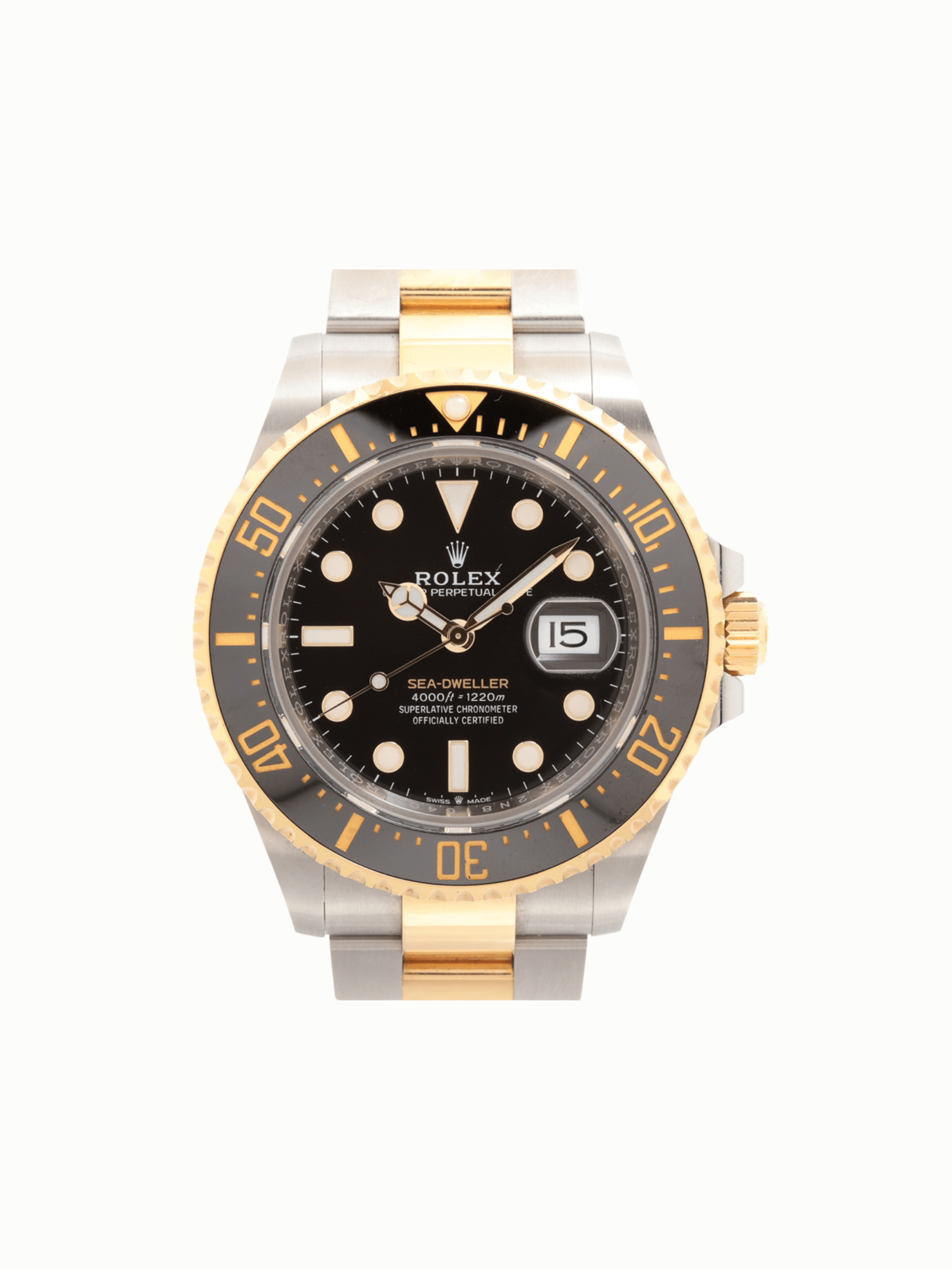 Rolex Sea-Dweller Yellow Gold and Steel Black Dial 126603