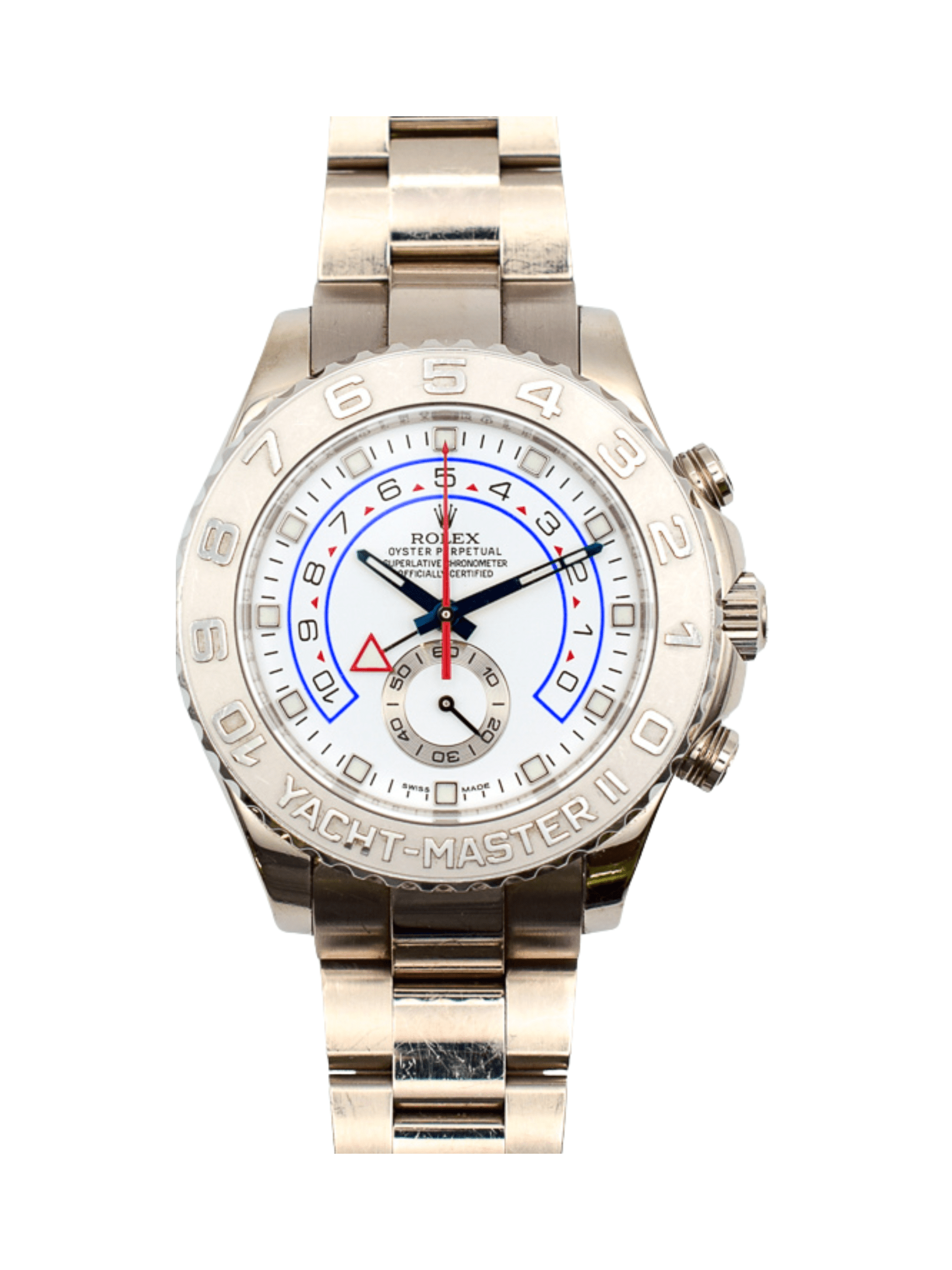 Rolex Yacht-Master II Steel White Dial 116689 Bracelet