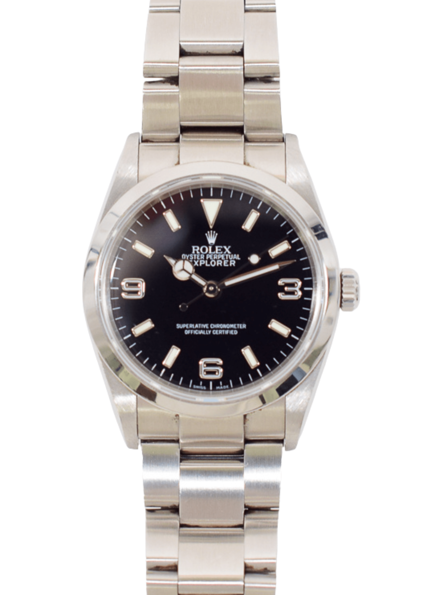 Rolex Explorer Stainless Steel Black Dial 114270 Bracelet