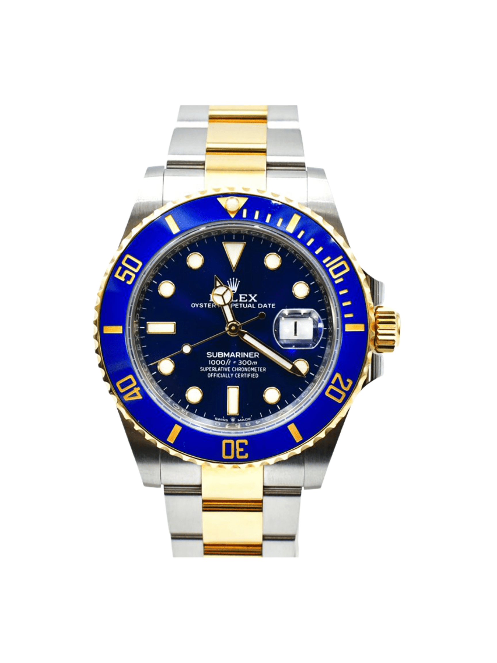 Rolex Submariner Date Two-Tone Blue Dial 126613LB Bracelet