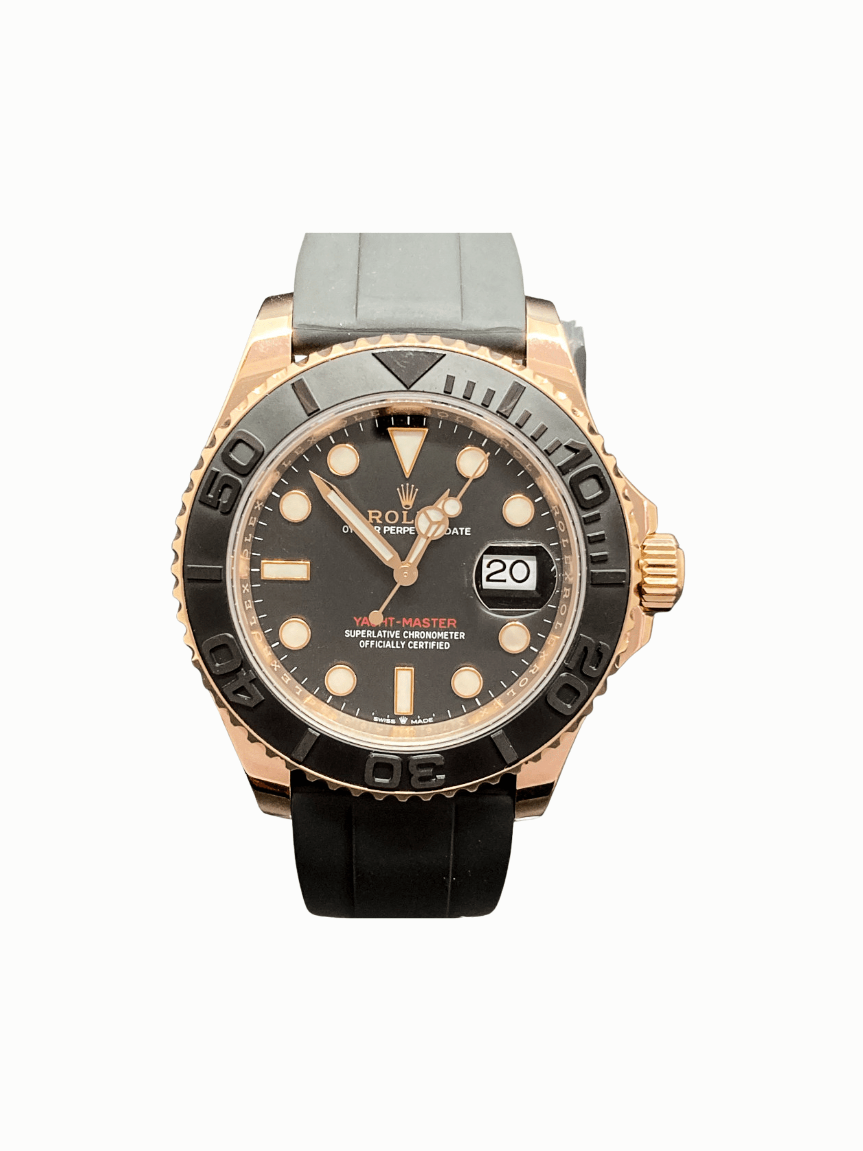 Rolex Yacht-Master 40 Rose Gold Black Dial 126655