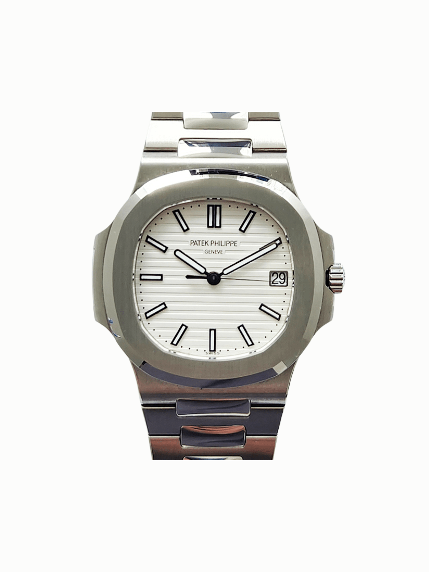 Patek Philippe Nautilus Stainless Steel White Stick Dial 5711/1A-011