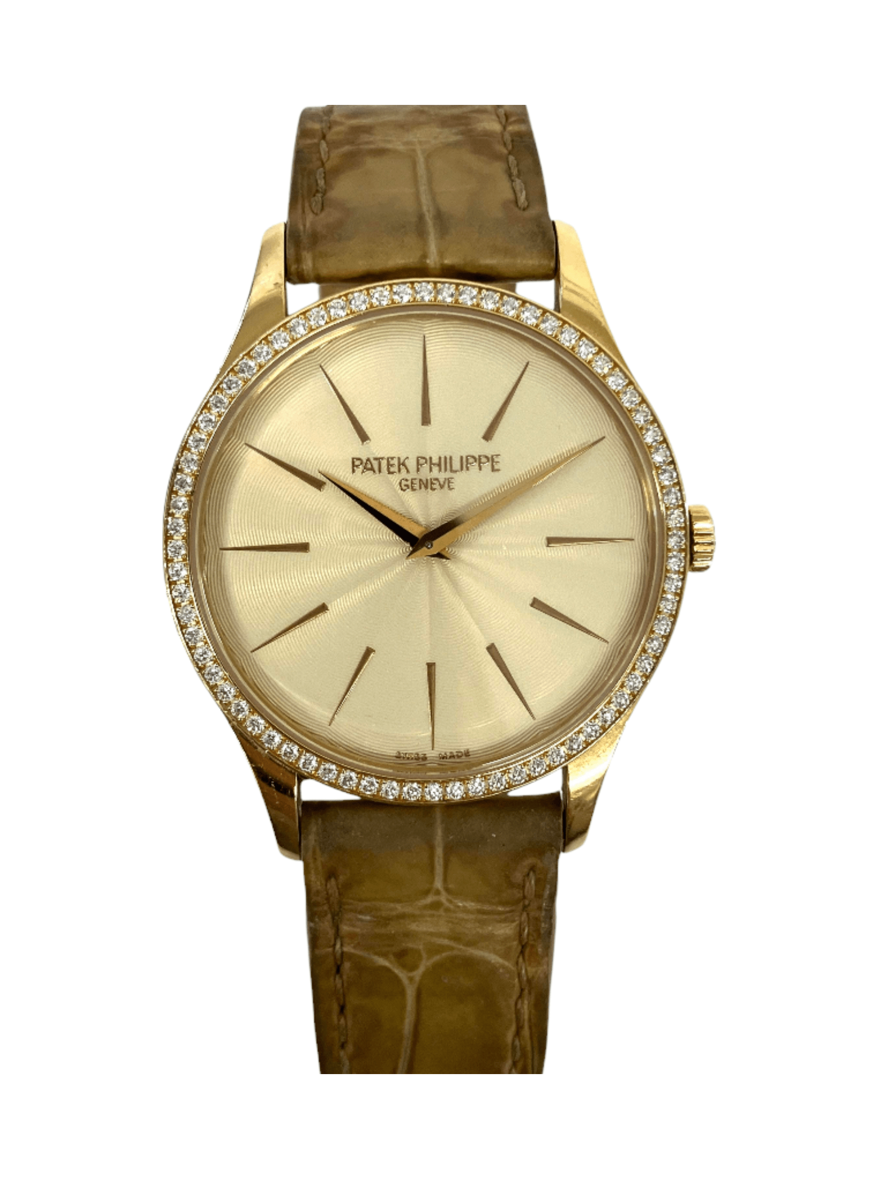 Patek Philippe Calatrava Rose Gold Champagne Dial 4897R-010 Bracelet