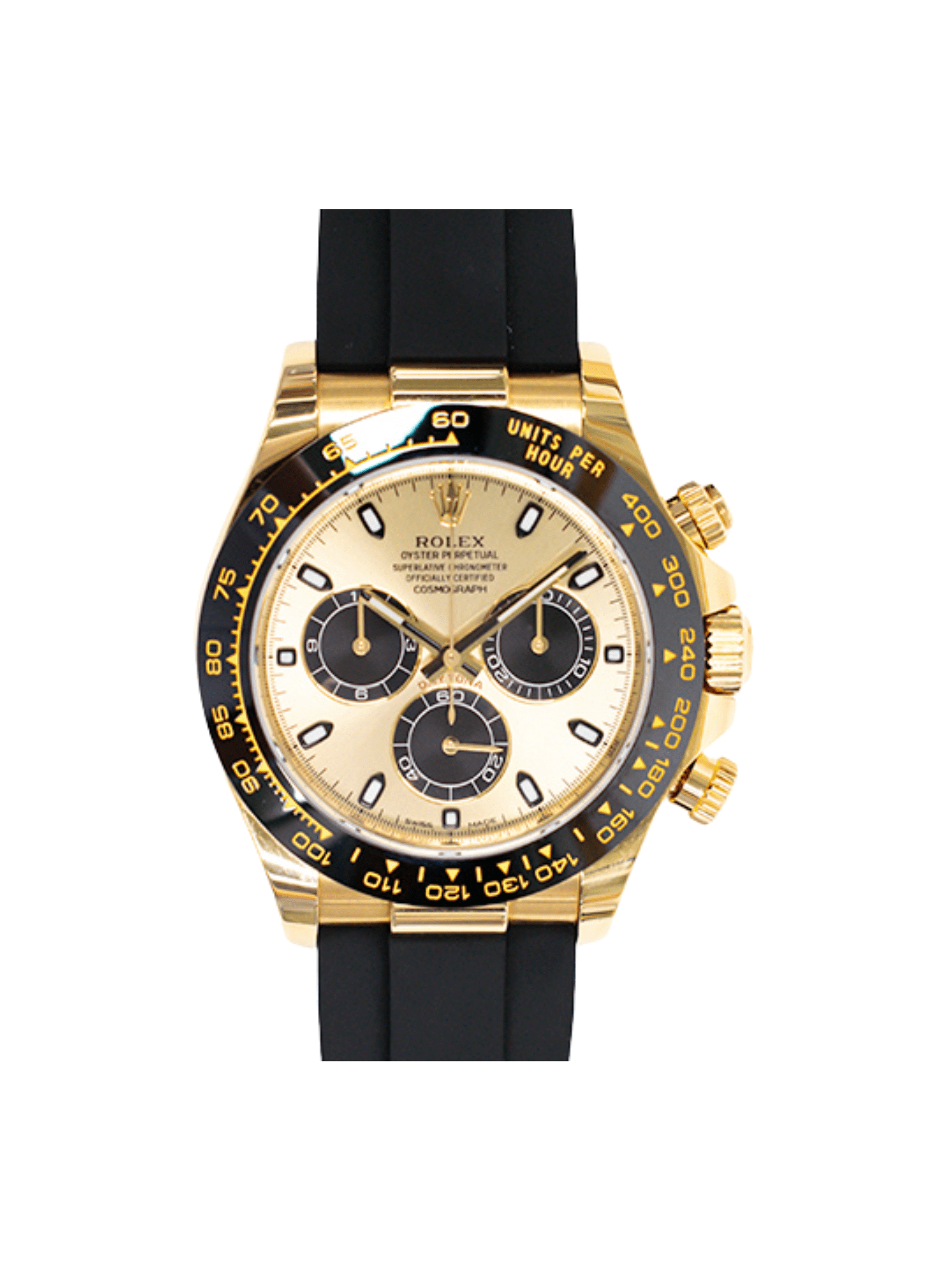 Rolex Daytona Yellow Gold Champagne "Pickachu" Dial 116518LN
