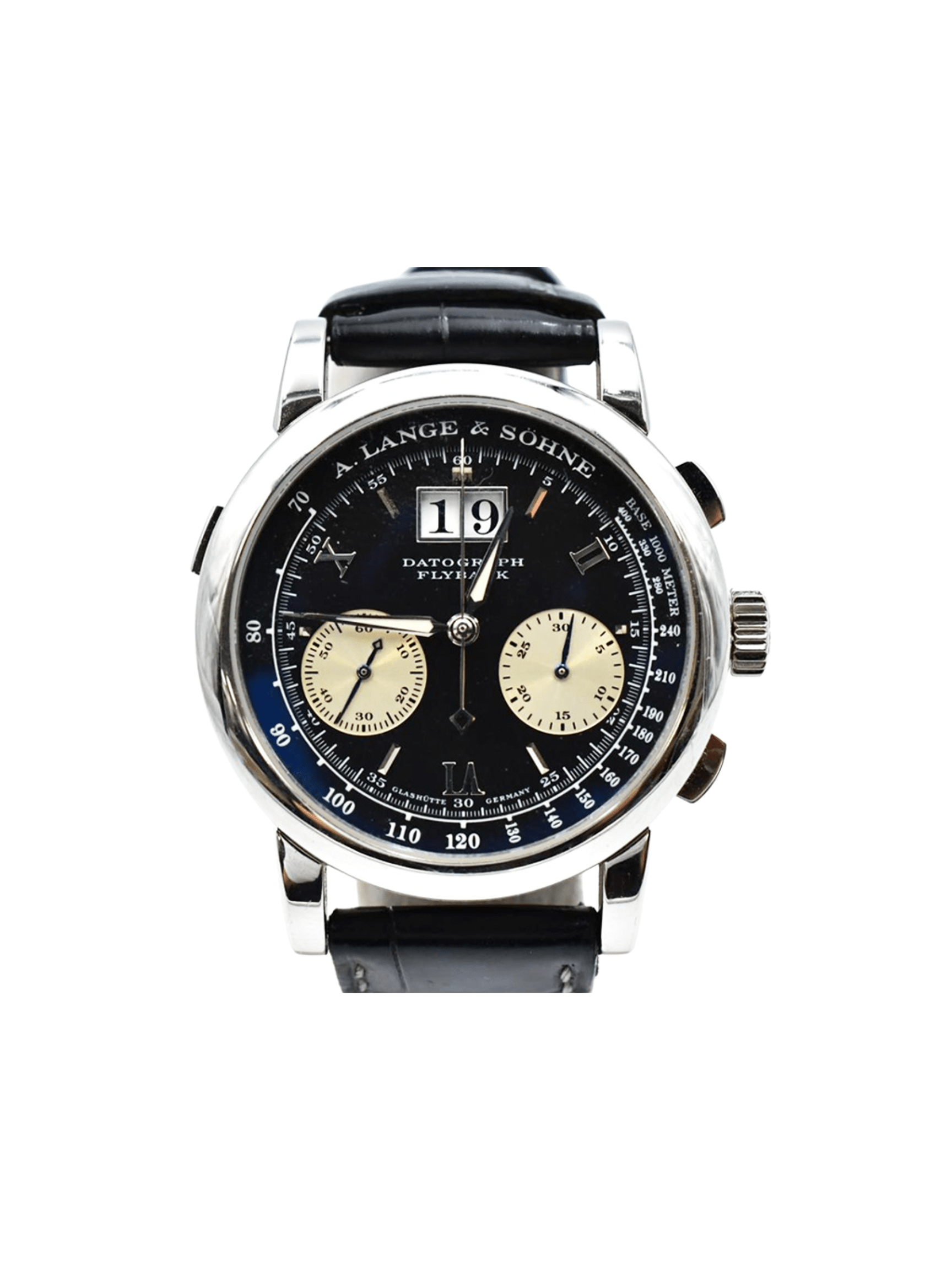 A. Lange & Söhne Datograph Platinum Black Roman Dial 403.035