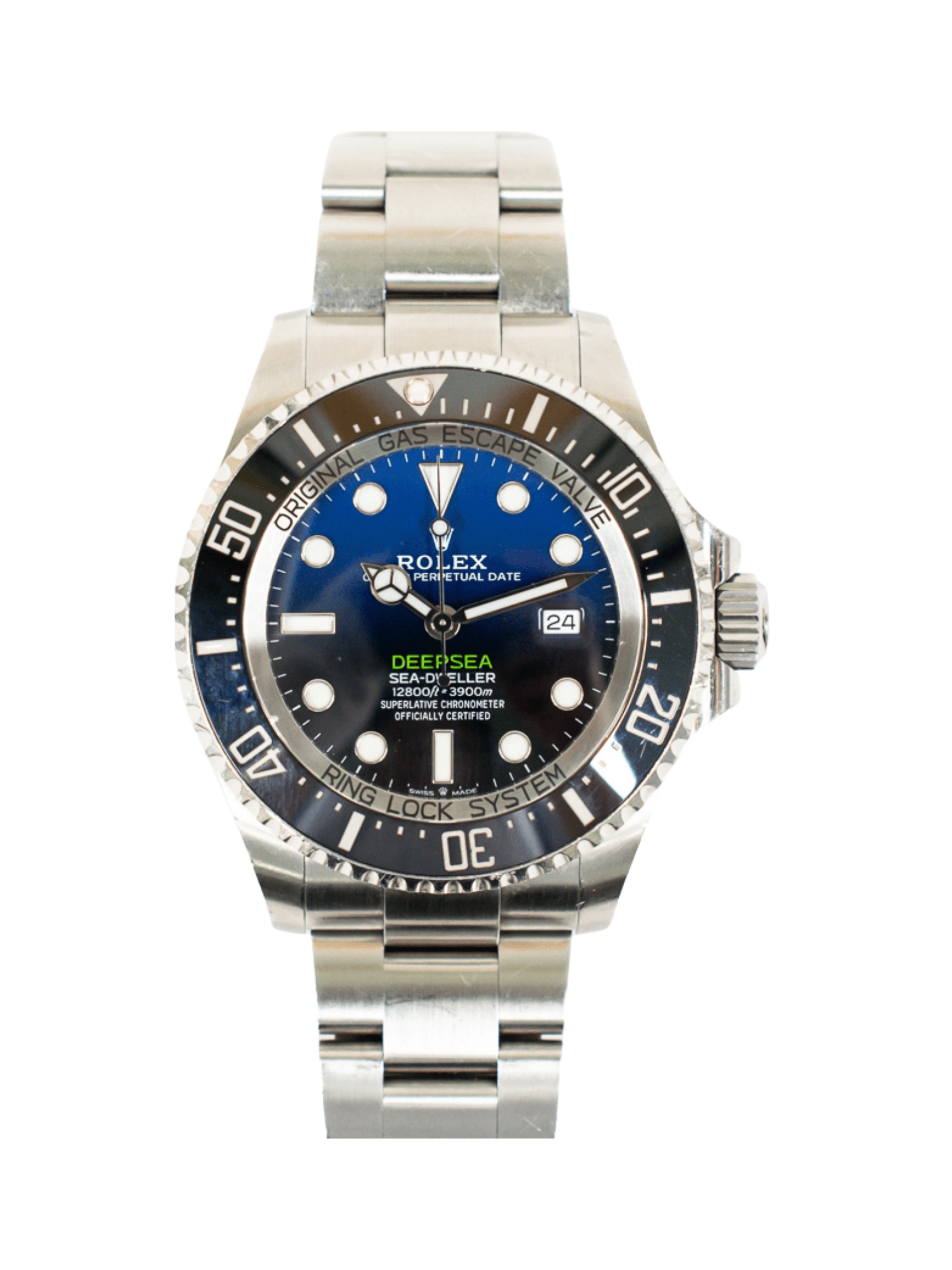Rolex Sea-Dweller Deepsea Steel D-Blue Dial 126660 Bracelet