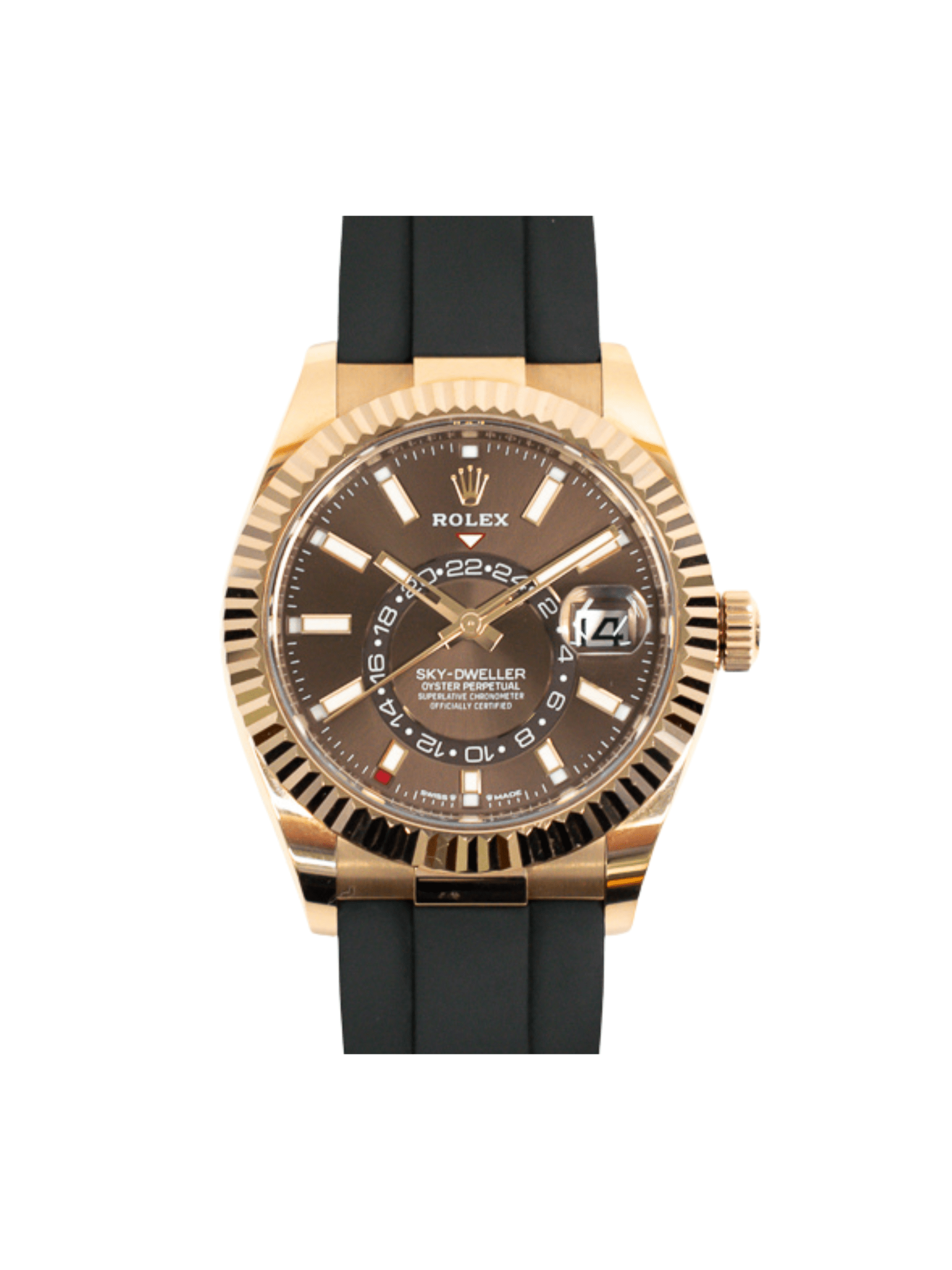 Rolex Sky-dweller Rose Gold "Chocolate" Dial 336235