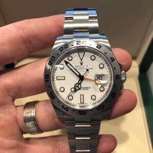 Rolex Explorer II Stainless Steel White Dial -216570