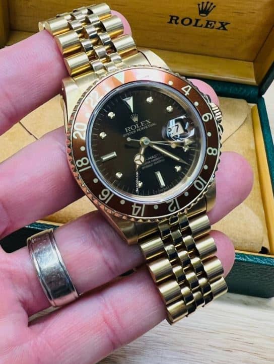 Rolex GMT Master Rootbeer Front