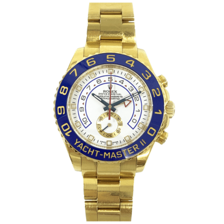 Rolex Yacht-Master II Yellow Gold White Dial 116688