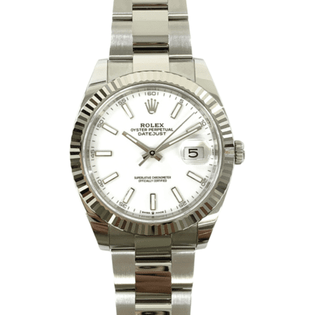 Rolex Datejust 41 Stainless Steel White Dial 126334