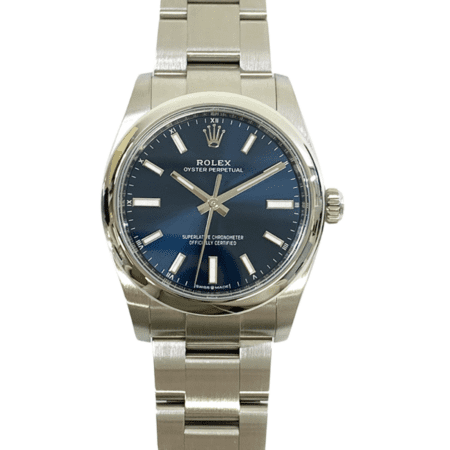 Rolex Oyster Perpetual 34 Blue Dial 124200