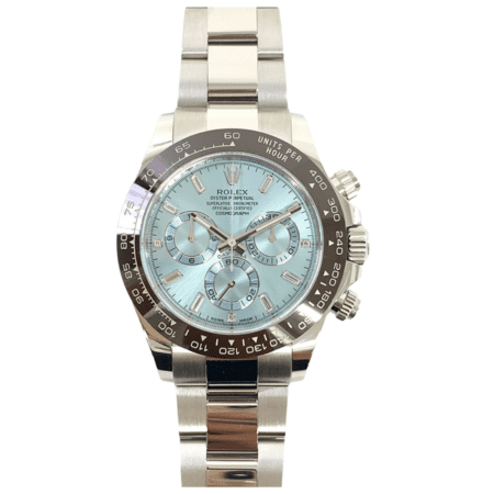 Rolex Daytona Platinum Ice Blue Diamond Dial 116506