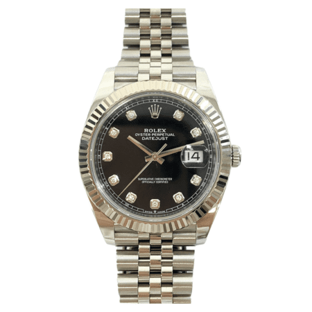 Rolex Datejust 41 Black Diamond Dial 126334