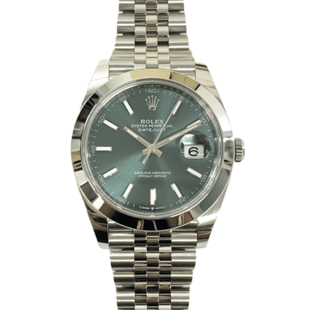 Rolex Datejust 41 Stainless Steel Green Dial 126300