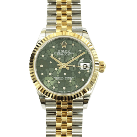 Rolex Datejust 31 Green Flower Diamond Dial 278273