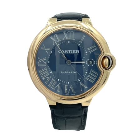 Cartier Ballon Bleu Blue Roman Dial WGBB0036