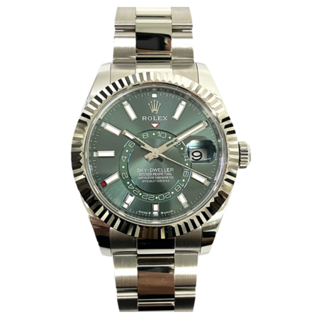 Rolex Sky-Dweller Stainless Steel Green 336934