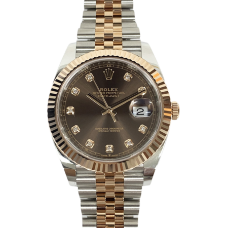 Rolex Datejust Chocolate Diamond Dial 126331