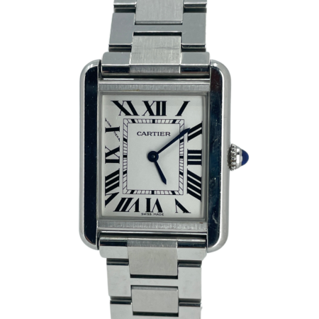 Cartier Tank Solo Stainless Steel White Dial W5200013