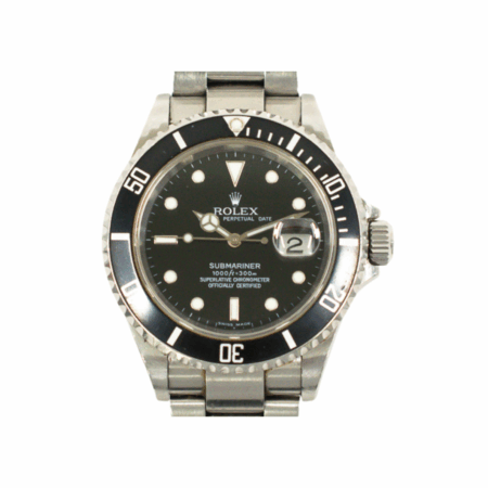 Rolex Submariner Date Stainless Steel Black Dial 16610